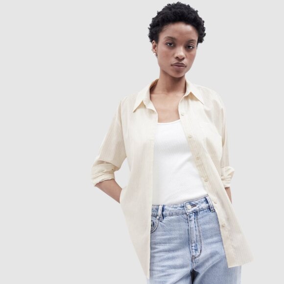 Unison Yellow Striped Shirt - Picture 1 of 7